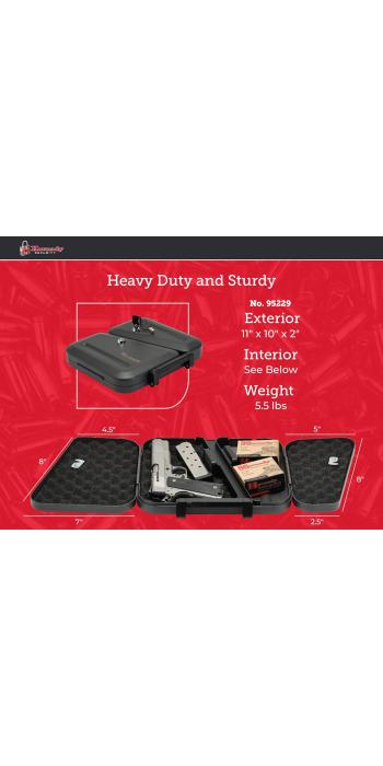 Hornady DUAL-LID Sicherheitskassette mit Schloss