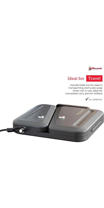 Hornady DUAL-LID Sicherheitskassette mit Schloss