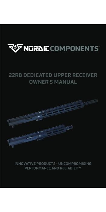 Nordic Components Wechselsystem für AR-15, .22 LR 16" inkl. Black Dog 10 Schuss Magazin