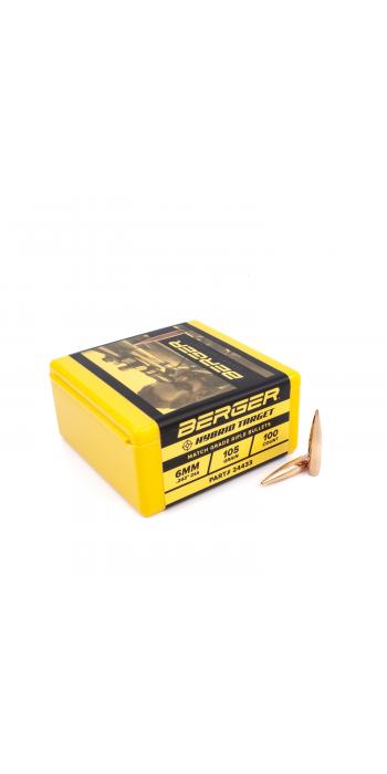 Berger Geschoss 6mm/.243 Hybrid Target 105GR 500 Stück