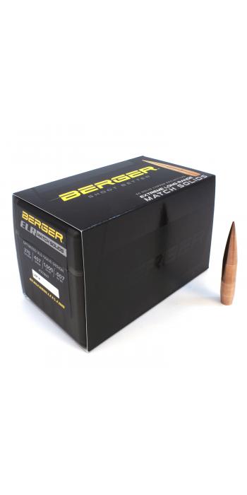 Berger Geschoss .375 ELR Match Solid Bullets 407GR 50 Stück