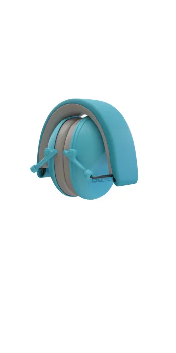 ISOtunes Junior Defender EN 352 Kinder-Kapselgehörschutz Blau SNR 27 dB IT-96-KB
