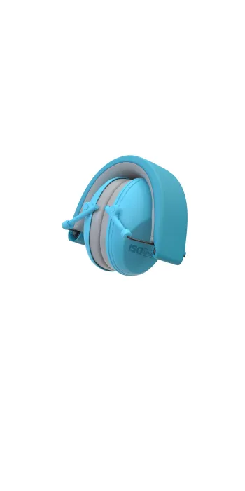 ISOtunes Junior Defender EN 352 Kinder-Kapselgehörschutz Blau SNR 27 dB IT-96-KB