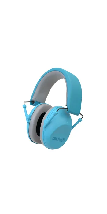 ISOtunes Junior Defender EN 352 Kinder-Kapselgehörschutz Blau SNR 27 dB IT-96-KB