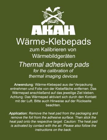 AKAH Wärmebild-Zielpads, 10 Stück