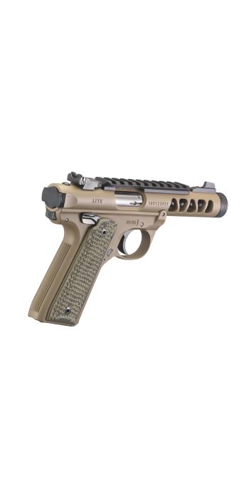 Ruger Mark IV 22/45 Lite .22 LR, 4,40" 1/2"x28, Picatinny, verstellbare Kimme, FDE Cerakote