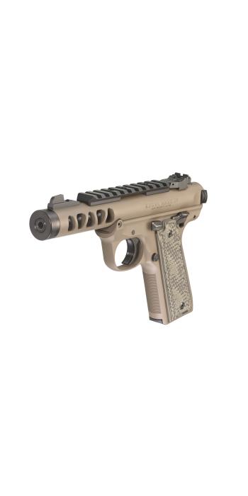 Ruger Mark IV 22/45 Lite .22 LR, 4,40" 1/2"x28, Picatinny, verstellbare Kimme, FDE Cerakote