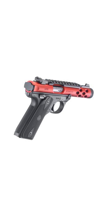 Ruger Mark IV 22/45 Lite .22 LR, 4,40" 1/2"x28, Picatinny, verstellbare Kimme, Red Anodized