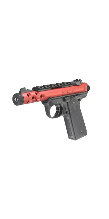 Ruger Mark IV 22/45 Lite .22 LR, 4,40" 1/2"x28, Picatinny, verstellbare Kimme, Red Anodized