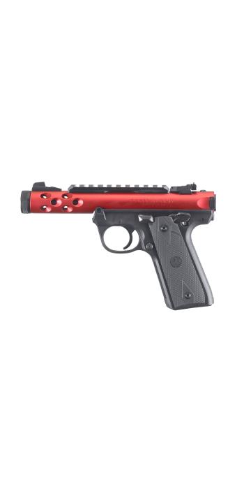 Ruger Mark IV 22/45 Lite .22 LR, 4,40" 1/2"x28, Picatinny, verstellbare Kimme, Red Anodized