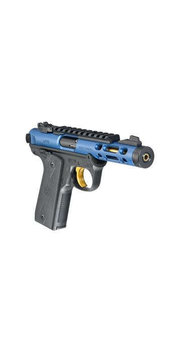 Ruger Mark IV 22/45 Lite .22 LR, 4,40" 1/2"x28, Picatinny, verstellbare Kimme, Cobalt Kinetic Slate Anodized