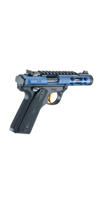 Ruger Mark IV 22/45 Lite .22 LR, 4,40" 1/2"x28, Picatinny, verstellbare Kimme, Cobalt Kinetic Slate Anodized