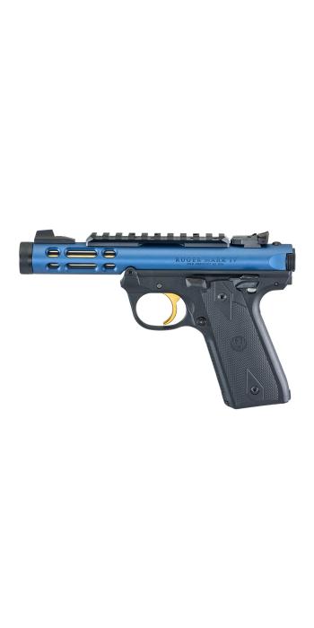 Ruger Mark IV 22/45 Lite .22 LR, 4,40" 1/2"x28, Picatinny, verstellbare Kimme, Cobalt Kinetic Slate Anodized