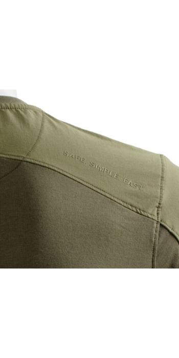 GLOCK Tactical T-Shirt Oliv – Ripstop-Schultern, Stretch-Torso – Soft-Velcro-Badge – Größe M