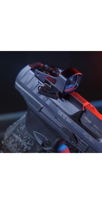 SHIELD Reflex Mini Sight D (RMSd) Rotpunktvisier – 8 MOA – Mattschwarz