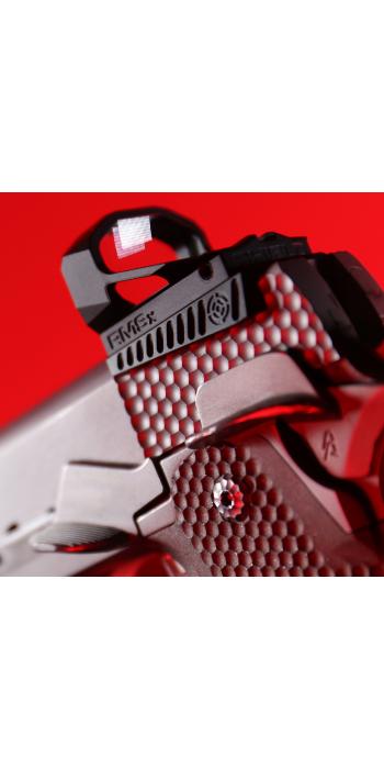 SHIELD Reflex Mini Sight XL Lens (RMSx) Rotpunktvisier – 4 MOA – Mattschwarz