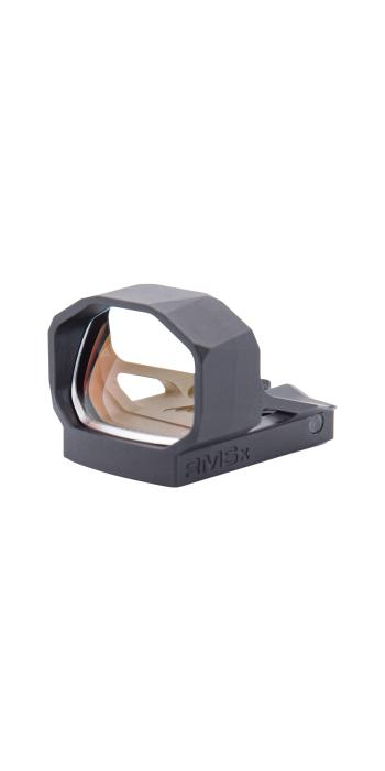 SHIELD Reflex Mini Sight XL Lens (RMSx) Rotpunktvisier – 65-MOA-Kreis / 2-MOA-Punkt – Mattschwarz