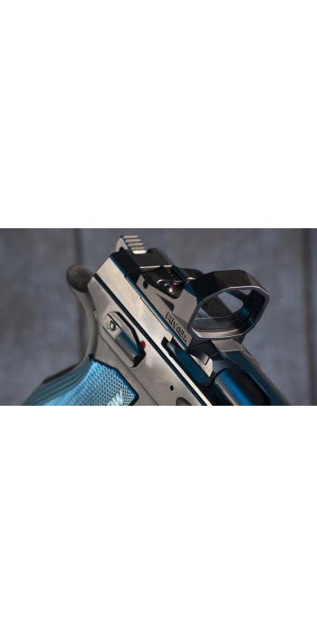 SHIELD Reflex Mini Sight XL Lens (RMSx) Rotpunktvisier – 65-MOA-Kreis / 2-MOA-Punkt – Mattschwarz