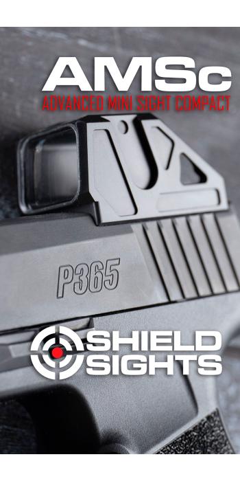 SHIELD Advanced Mini Sight Compact (AMSc) Rotpunktvisier – 4 MOA – Mattschwarz