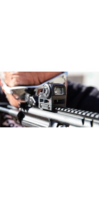 SHIELD Switchable Interface Sight 2 Center Dot (SIS2-CD) Rotpunktvisier – umschaltbares Center-Dot-Absehen – Mattschwarz