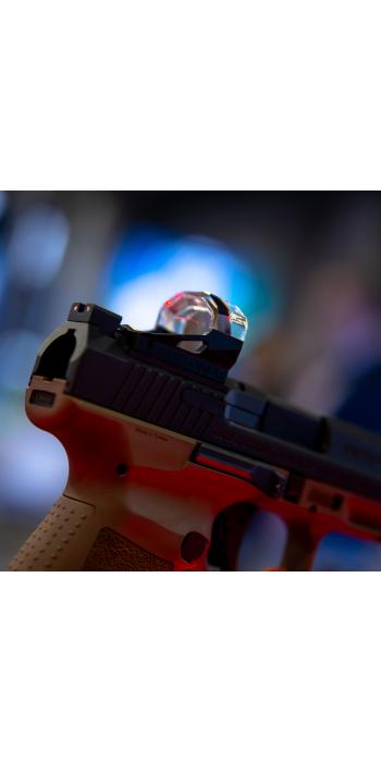 SHIELD Open Mini Sight XL Lens (OMSx) Rotpunktvisier – 4 MOA – Mattschwarz