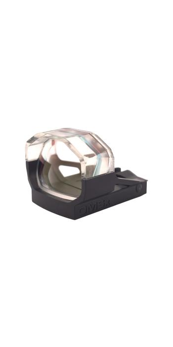 SHIELD Open Mini Sight XL Lens (OMSx) Rotpunktvisier – 8 MOA – Mattschwarz