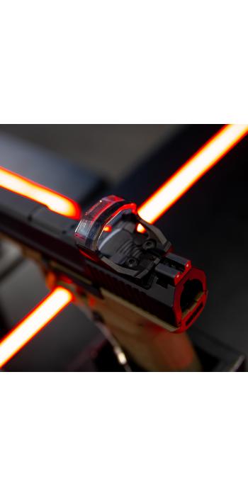SHIELD Open Mini Sight XL Lens (OMSx) Rotpunktvisier – 8 MOA – Mattschwarz