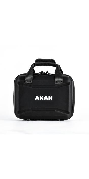 AKAH Hardcase Kurzwaffenkoffer – Nylon/Noppenschaum, abschließbar – 30,5×22,5×10,5 cm – Schwarz