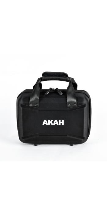 AKAH Hardcase Kurzwaffenkoffer – Nylon/Noppenschaum, abschließbar – 30,5×22,5×10,5 cm – Schwarz