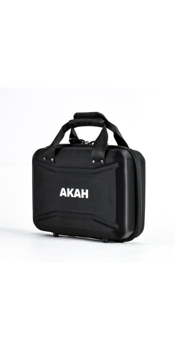 AKAH Hardcase Kurzwaffenkoffer – Nylon/Noppenschaum, abschließbar – 30,5×22,5×10,5 cm – Schwarz