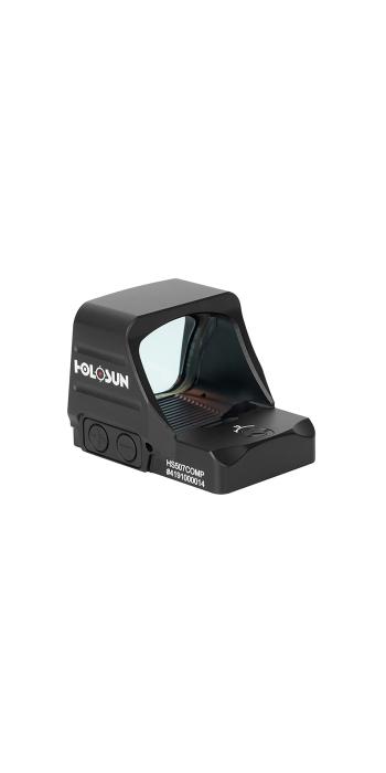 Holosun HS507COMP Offenes Reflex Rotpunktvisier mit wechselbarem Absehen (2MOA Punkt, 8/20/32MOA Kreis)