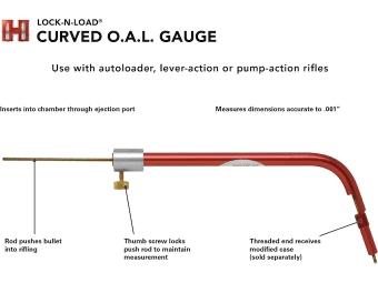 Hornady Lock-N-Load OAL Messgerät für Automaten, Schrotflinten, Unterhebelrepetierer