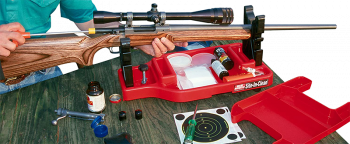 MTM Reinigungs- & Schießauflage mit Transportkoffer SNCC-30 rot