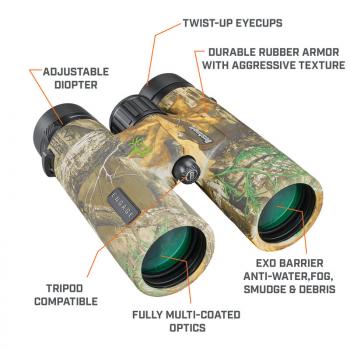 Bushnell Fernglas Engage 'X' 10x42mm, Real Tree, EDX, FMC, bleifrei