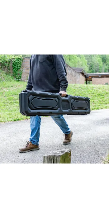 MTM Case-Gard Scoped Rifle Case 51 Waffenkoffer für Büchsen mit Zielfernrohr – 129,5 cm – Schwarz