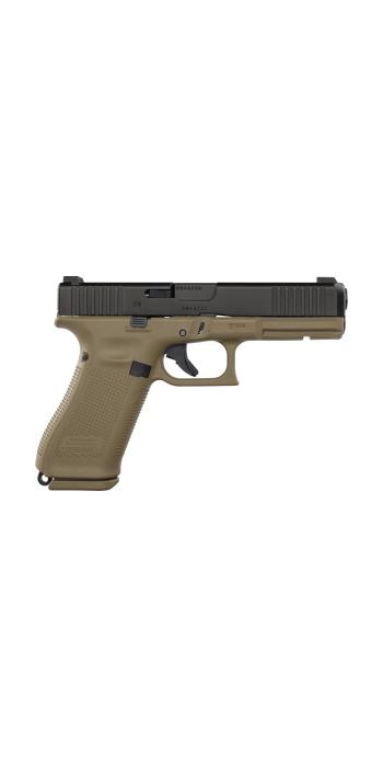 Glock Pistole G17 Gen5 FS FR Coyote 9 mm Luger 4,5" / 11,4 cm, Standard