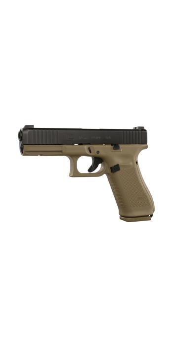 Glock Pistole G17 Gen5 FS FR Coyote 9 mm Luger 4,5" / 11,4 cm, Standard