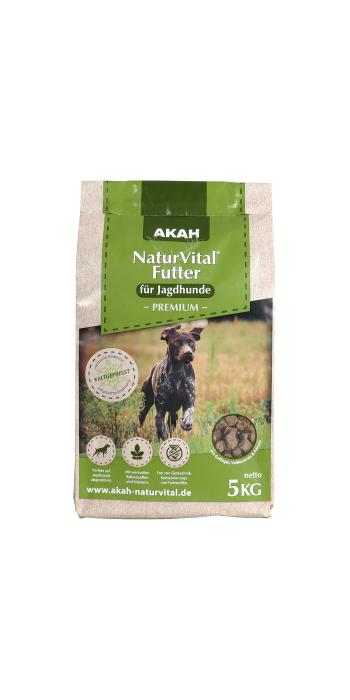 AKAH NaturVital® PREMIUM kaltgepresstes Hundefutter für Jagdhunde – 5 kg