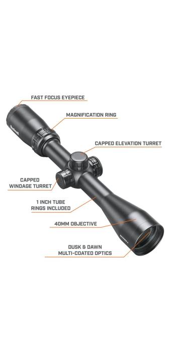 Bushnell Zielfernrohr Banner 2 3-9x40mm DOA Quick Ballistic Leuchtabsehen Bushnell Zielfernrohr Banner 2 3-9x40mm DOA Quick Ballistic Leuchtabsehen