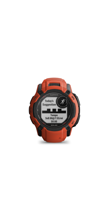 Garmin Instinct® 2X Solar, Rot
