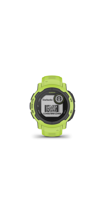 Garmin Instinct® 2 Limone mit Silikon-Wechselarmband 22 mm