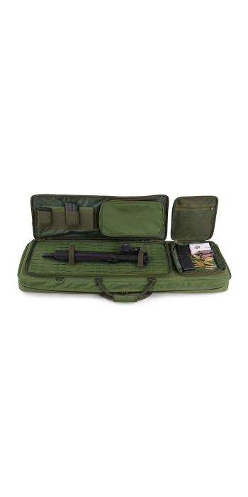 Winter Guncases Waffentasche Tactical 110 cm – Laser-Cut MOLLE, Rucksacktragesystem, 1000D Nylon (Forest)