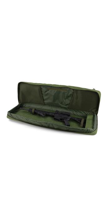 Winter Guncases Waffentasche Tactical 110 cm – Laser-Cut MOLLE, Rucksacktragesystem, 1000D Nylon (Forest)
