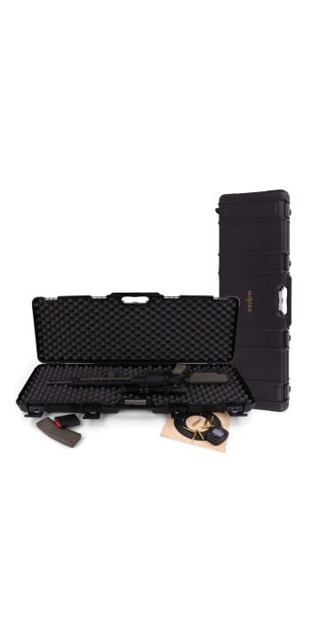 Winter Gewehrkoffer W10 103 cm für 1 Langwaffe – PP Kunststoff, 4 Push-Pull Verschlüsse, Noppen (Night)