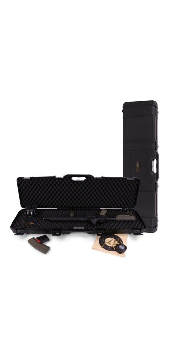 Winter Gewehrkoffer W11 117 cm für 1 Langwaffe – PP Kunststoff, 4 Push-Pull Verschlüsse, Noppen (Night)