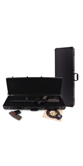 Winter Gewehrkoffer W13 – 93 cm Innenlänge – 1 Langwaffe – 4 Zahlenschlösser – Noppen (Night)