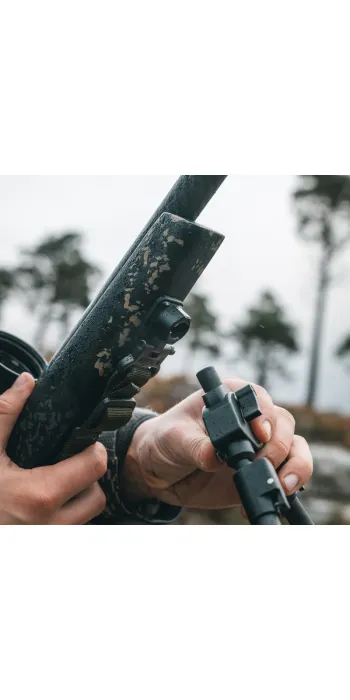 Spartan Precision Equipment Javelin Pro Hunt Tac Long Bipod® Carbon-Zweibein mit MagnaSwitch™ – ohne Adapter