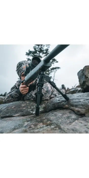 Spartan Precision Equipment Javelin Pro Hunt Tac Long Bipod® Carbon-Zweibein mit MagnaSwitch™ – ohne Adapter