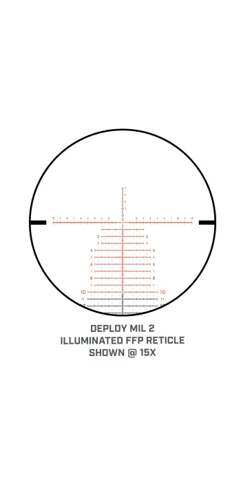 Bushnell Match Pro ED 5-30x56 Zielfernrohr – Deploy MIL2 MRAD FFP-Absehen