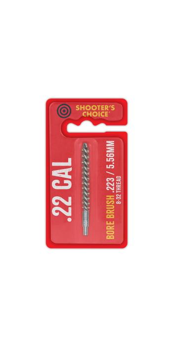 Shooter's Choice Phosphorbronze-Laufbürste .22 / .223 / 5,56 mm 3" – 8-32 (SHF-322-3B)